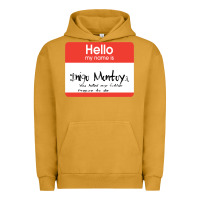 Pigment Peanut Butter hello my name is inigo montoya [princess bride] Urban Hoodie - lanVoArt