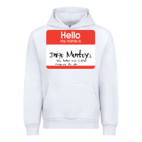 White hello my name is inigo montoya [princess bride] Urban Hoodie - lanVoArt