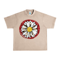 French Oak daisy Urban Heavy Tee - JahusDesignShop