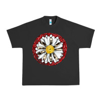 Pigment Black daisy Urban Heavy Tee - JahusDesignShop