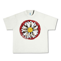 Pistachio daisy Urban Heavy Tee - JahusDesignShop