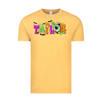 Vintage Mustard Personalized Halloween Vintage Tee - NancyCooperArtShop