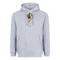 Heather Grey boer goat Heavyweight Hoodie - LillyAllenDesigns