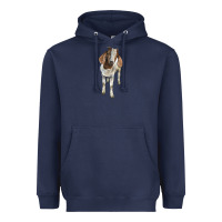 Navy boer goat Heavyweight Hoodie - LillyAllenDesigns