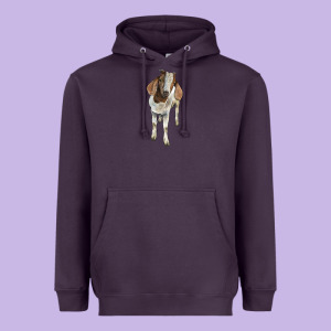 Boer Goat Heavyweight Hoodie Designed By Lillyallendesigns