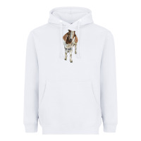 White boer goat Heavyweight Hoodie - LillyAllenDesigns