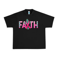 Black Cancer Faith with gemstone Urban Heavy Tee - NancyCooperArtShop