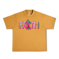 Peanut Butter Cancer Faith with gemstone Urban Heavy Tee - NancyCooperArtShop