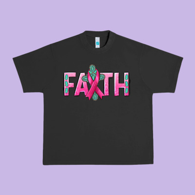 Cancer Faith With Gemstone Urban Heavy Tee Designed By Nancycooperartshop