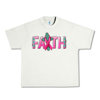 Pistachio Cancer Faith with gemstone Urban Heavy Tee - NancyCooperArtShop