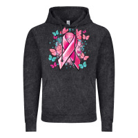 Vintage Black Breast Cancer ribbon Cancer Awareness Vintage Hoodie - HowdyJamesFarm