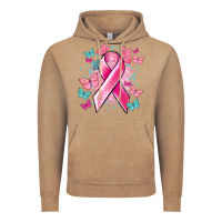 Vintage Coffee Breast Cancer ribbon Cancer Awareness Vintage Hoodie - HowdyJamesFarm