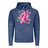Breast Cancer Ribbon Cancer Awareness Vintage Hoodie | Teevron