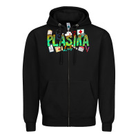 Black plasma lab Zipper Hoodie - CowhideDigitalArt