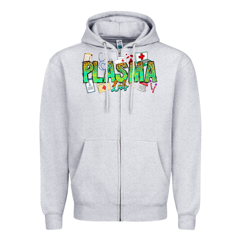 Plasma Lab Zipper Hoodie by CowhideDigitalArt | Teevron