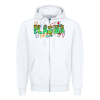 White plasma lab Zipper Hoodie - CowhideDigitalArt