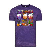 Cloud Purple hallothanksmas Vintage Tee - texasbilliewilder