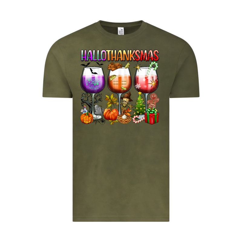 Hallothanksmas Vintage Tee by texasbilliewilder | Teevron