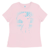 Bubblegum Pink the xeno blues Ladies Tee - lanVoArt
