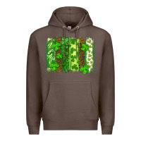 Coffee st patricks day brush stroke Premium Hoodie - RanaPortraitStore