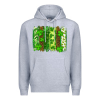 Heather Grey st patricks day brush stroke Premium Hoodie - RanaPortraitStore