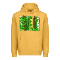 Mustard st patricks day brush stroke Premium Hoodie - RanaPortraitStore