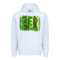 White st patricks day brush stroke Premium Hoodie - RanaPortraitStore