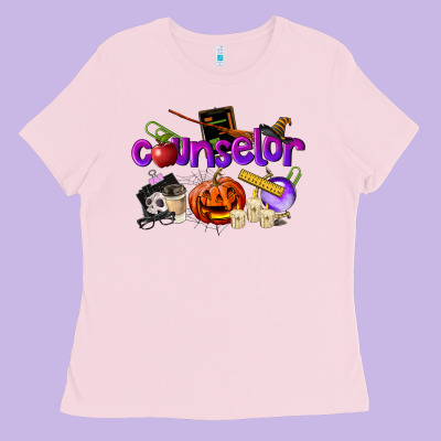 Counselor Halloween Ladies Tee Designed By Lillyallendesigns