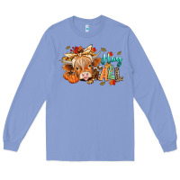 Colony Blue hay fall Long Sleeve Tee - CowGirlArtShop