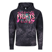 Cloud Black Nobody fights alone Cancer Awareness Vintage Hoodie - HowdyJamesFarm