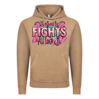 Vintage Coffee Nobody fights alone Cancer Awareness Vintage Hoodie - HowdyJamesFarm