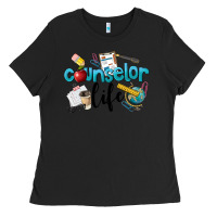 Black Counselor Life Ladies Tee - LillyAllenDesigns
