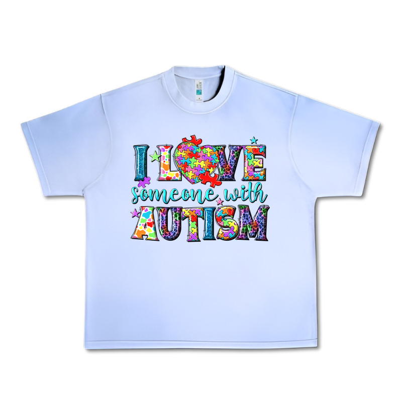 I Love Someone With Autism Urban Heavy Tee by NancyCooperArtShop | Teevron