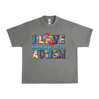 Tornado I love someone with Autism Urban Heavy Tee - NancyCooperArtShop