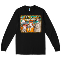 Black autumn sheeps Long Sleeve Tee - Jasminsmagicworld