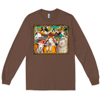 Chestnut autumn sheeps Long Sleeve Tee - Jasminsmagicworld