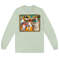 Matcha autumn sheeps Long Sleeve Tee - Jasminsmagicworld