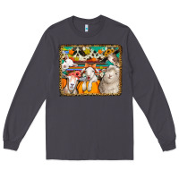 Smoke autumn sheeps Long Sleeve Tee - Jasminsmagicworld