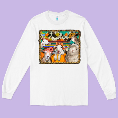 Autumn Sheeps Long Sleeve Tee Designed By Jasminsmagicworld
