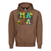 Chestnut School bus driver mama Mother's day Zipper Hoodie - LillyAllenDesigns