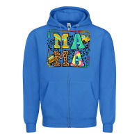 True Royal School bus driver mama Mother's day Zipper Hoodie - LillyAllenDesigns