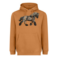 Meerkat Belgian Horse Heavyweight Hoodie - LillyAllenDesigns