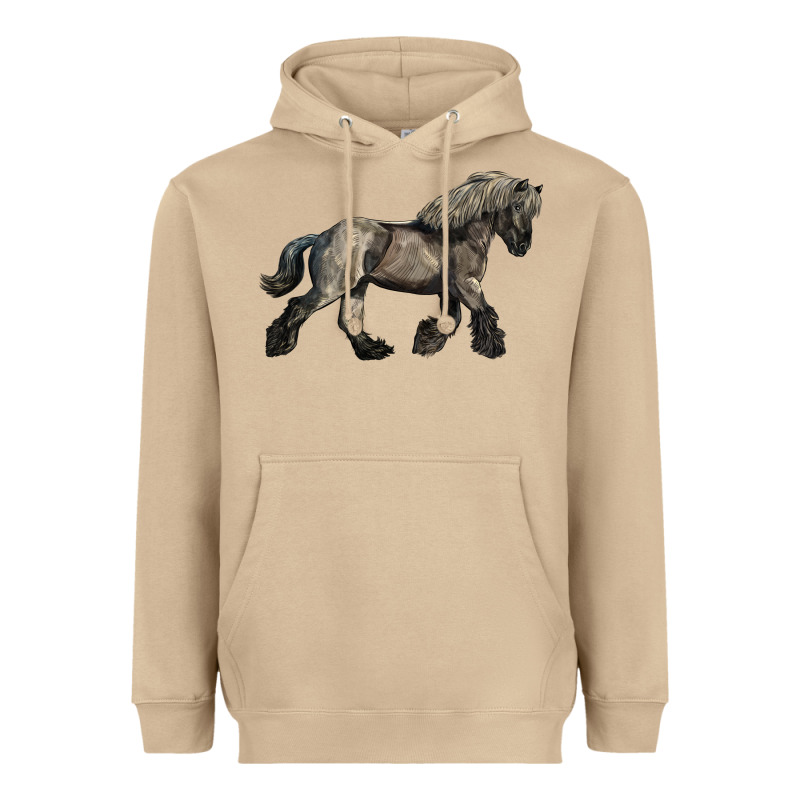 Belgian Horse Heavyweight Hoodie by LillyAllenDesigns | Teevron