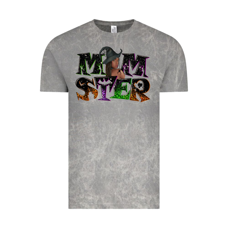 Momster With Witch Vintage Tee by NancyCooperArtShop | Teevron