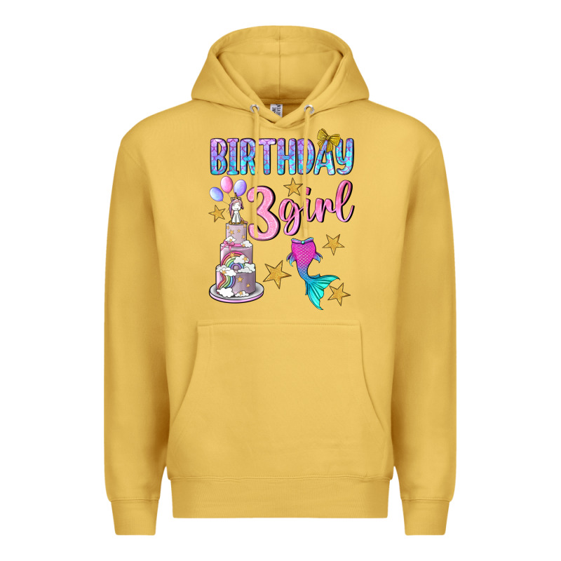 Birthday Girl 3 Premium Hoodie by BundleAndBundleShop | Teevron