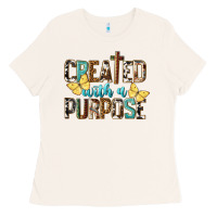 Bone Created With A Purpose Ladies Tee - LillyAllenDesigns