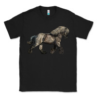 Black Belgian Horse Classic Tee - LillyAllenDesigns