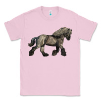 Bubblegum Pink Belgian Horse Classic Tee - LillyAllenDesigns