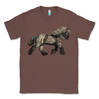 Chestnut Belgian Horse Classic Tee - LillyAllenDesigns