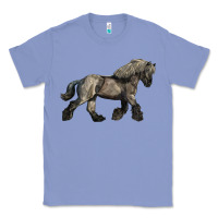 Colony Blue Belgian Horse Classic Tee - LillyAllenDesigns